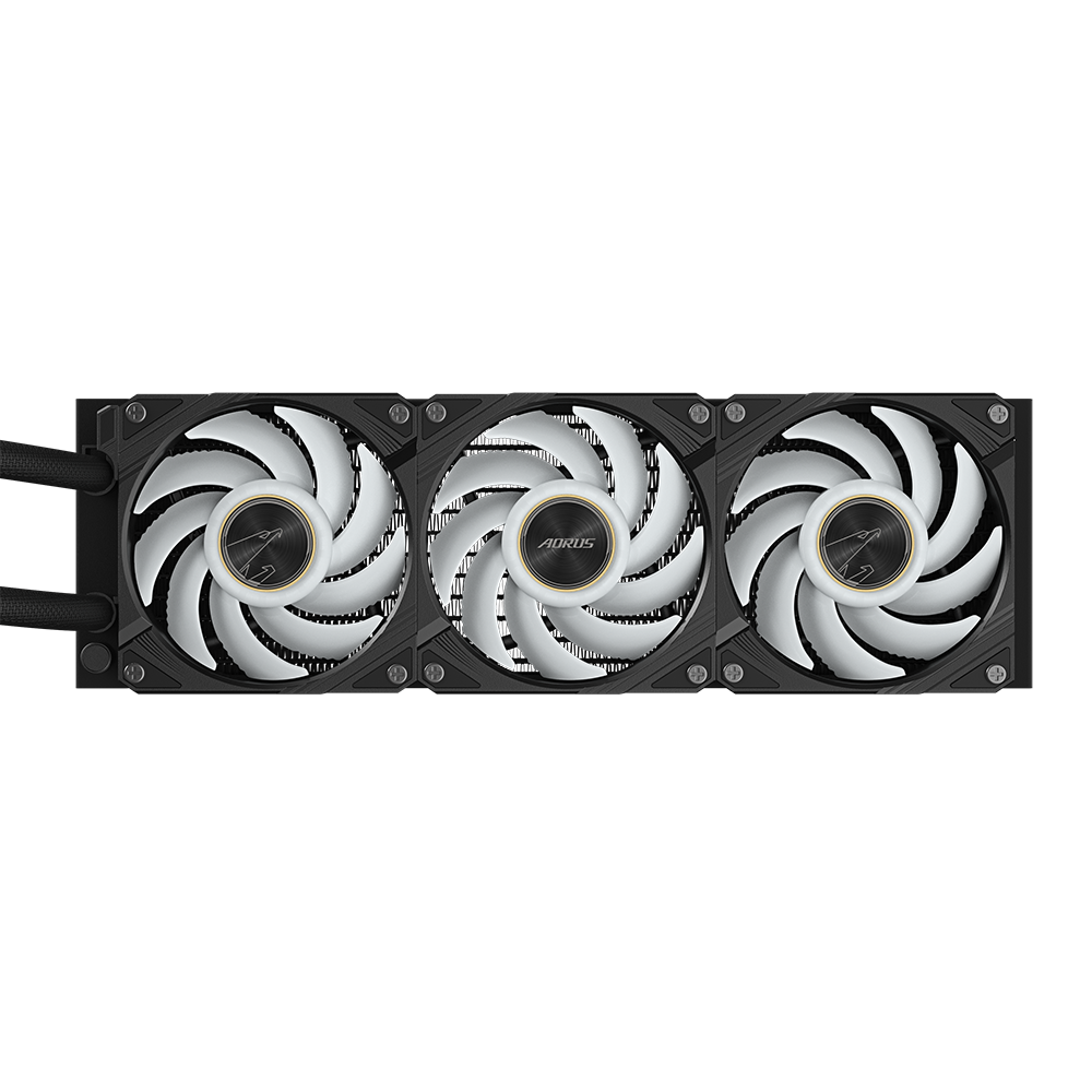 AORUS WATERFORCE X II 360 Liquid Cooler | 360mm Radiator | LCD Display | ARGB Fans | Intel & AMD Socket Support