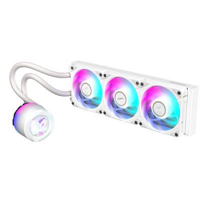 AORUS WATERFORCE X II 360 Liquid Cooler | 360mm Radiator | LCD Display | ARGB Fans | Intel & AMD Socket Support