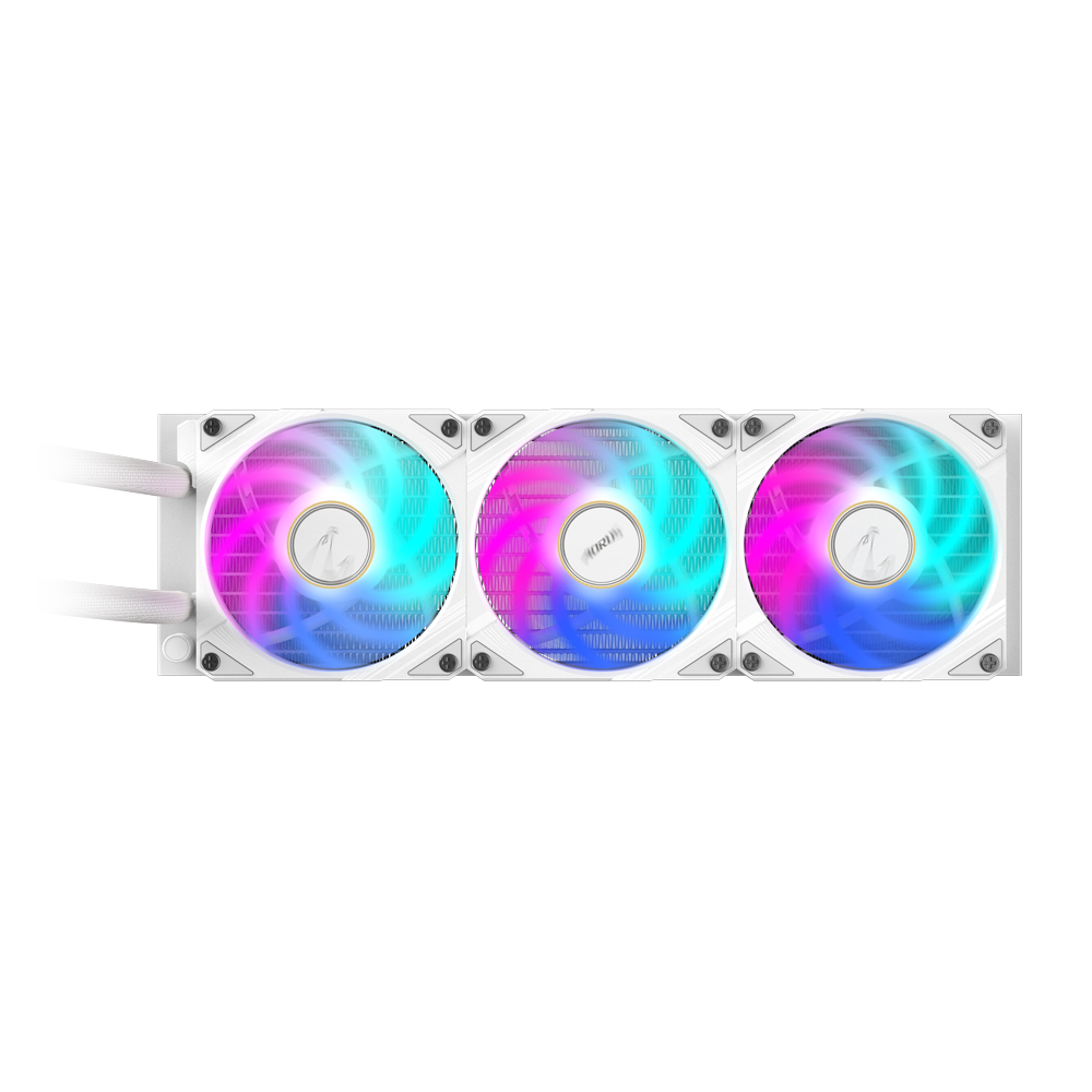 AORUS WATERFORCE X II 360 Liquid Cooler | 360mm Radiator | LCD Display | ARGB Fans | Intel & AMD Socket Support
