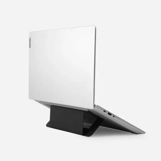 MOFT Laptop Stand for Desk | Adhesive Airflow Laptop Cooling Riser for Heat Dissipation with 2 Adjustable Viewing Angles | Foldable & Portable Computer Stand Compatible with Laptops 11"-16"