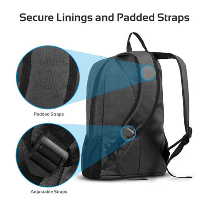 Promate Alpha-BP Laptop Backpack | Anti-Theft | Water-Resistant | Fits up to 15.6″ Laptop