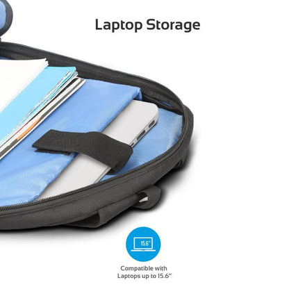Promate Alpha-BP Laptop Backpack | Anti-Theft | Water-Resistant | Fits up to 15.6″ Laptop