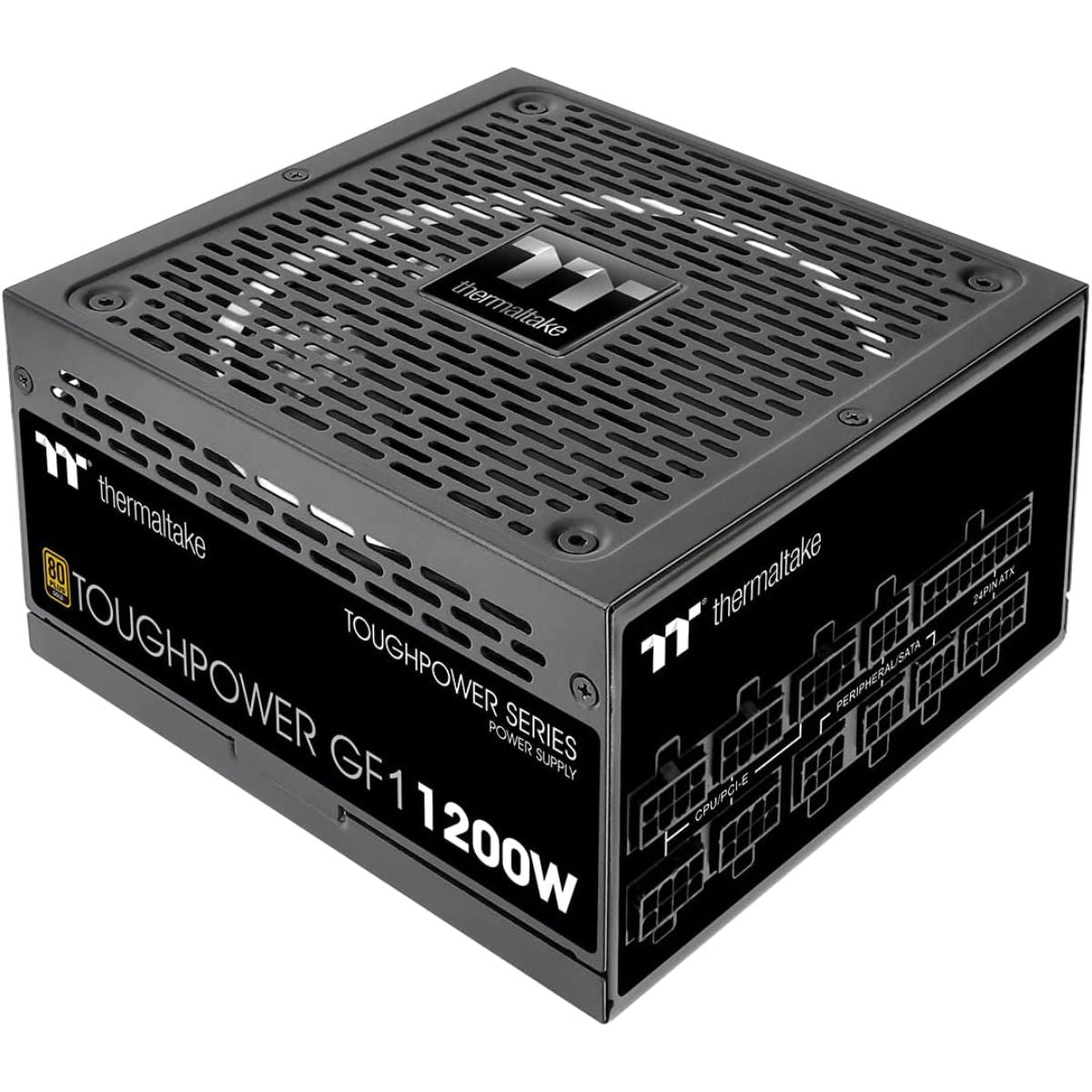 Thermaltake Toughpower GF1 1200W | 80 PLUS Gold Fully Modular ATX PSU | Smart Zero 140 mm Fan