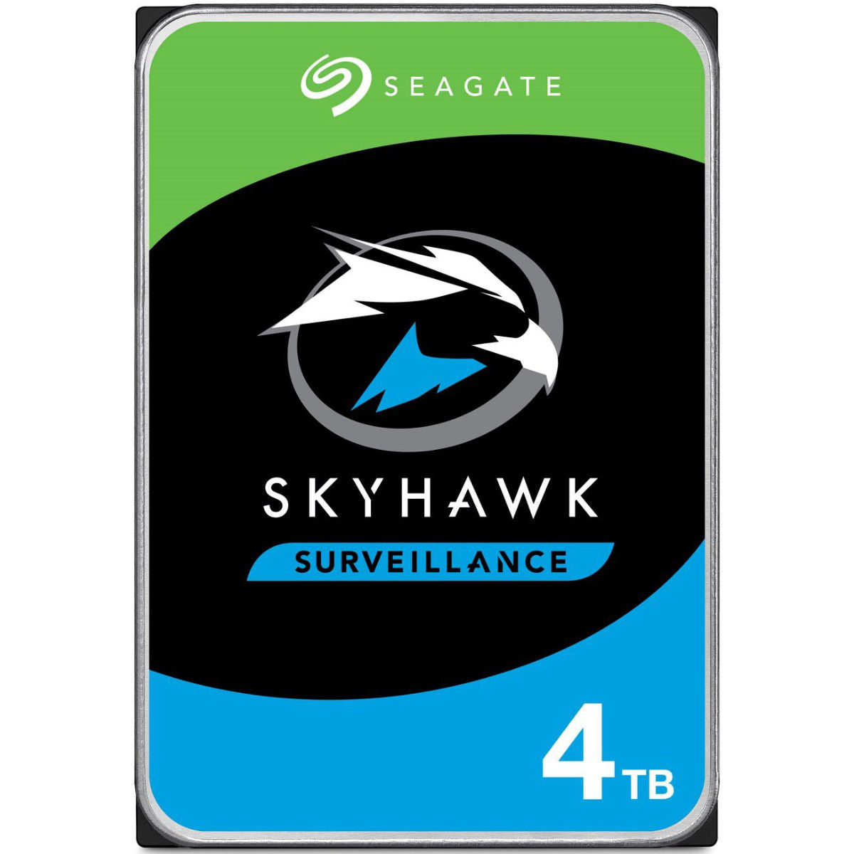 Seagate SkyHawk 4TB Surveillance HDD – 3.5" SATA 6Gb/s, 5900 RPM, 256MB Cache, 180TB/yr Workload, CMR, ImagePerfec