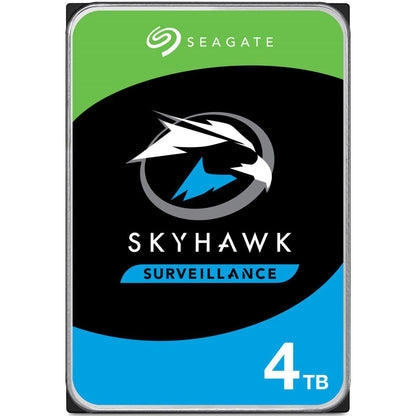 Seagate SkyHawk 4TB Surveillance HDD – 3.5" SATA 6Gb/s, 5900 RPM, 256MB Cache, 180TB/yr Workload, CMR, ImagePerfec