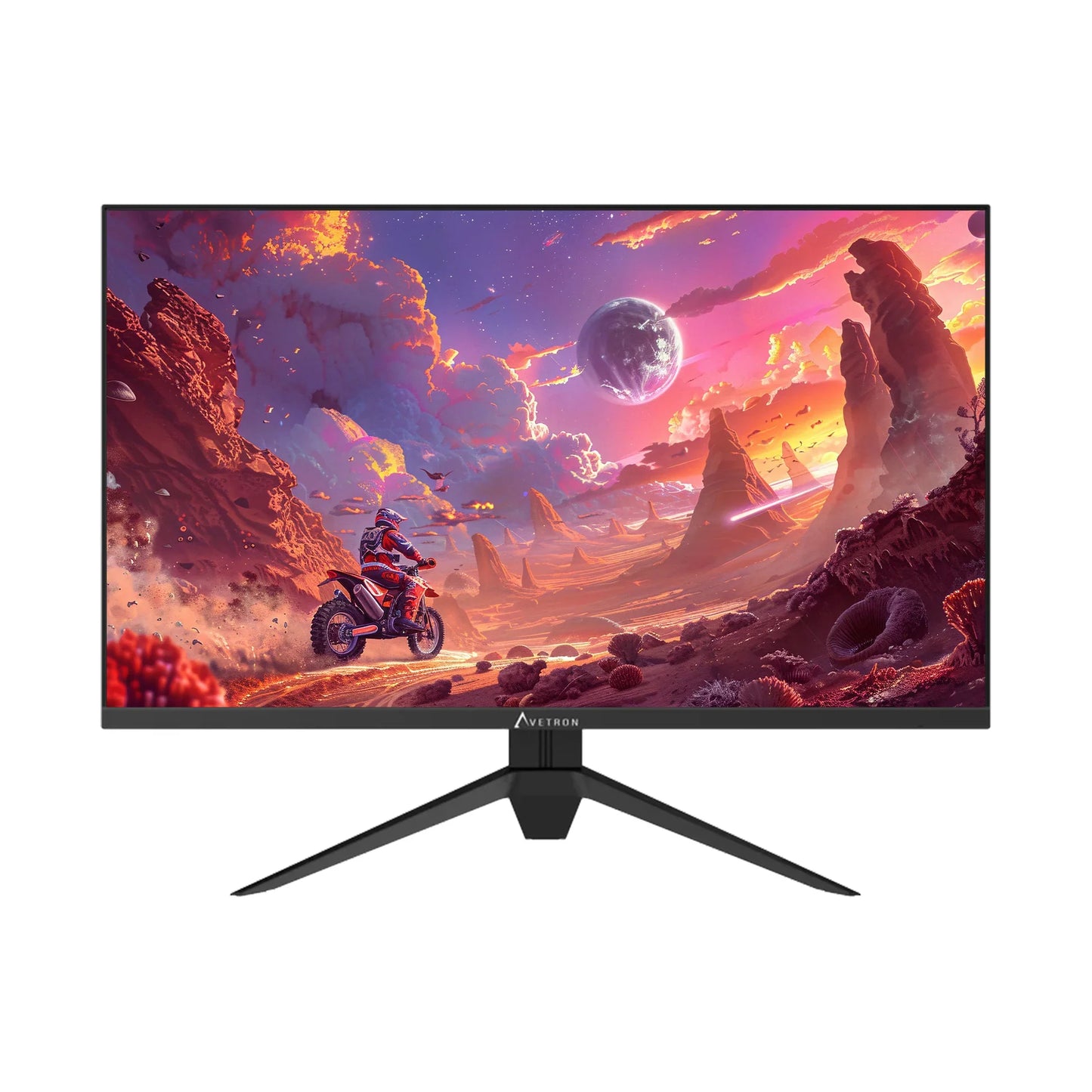 AVETRON G2720F 27” QHD 2K IPS Gaming Monitor – 200Hz Refresh Rate, 1ms (OD), 2560x1440, 1.07 Billion Colors, HDMI/DisplayPort/USB, Ultra-Wide 178° Viewing, Black