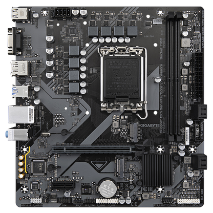 Gigabyte B760M-E (rev. 1.0) | DDR5 Micro-ATX Motherboard | 13th/12th Gen Intel Support | Dual PCIe 4.0 M.2 | Smart Fan 6