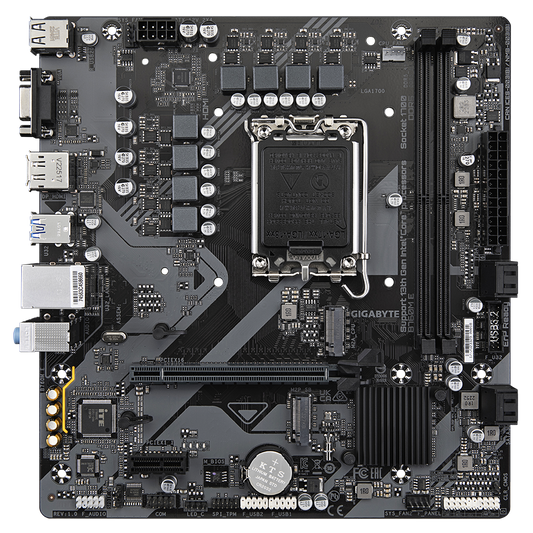 Gigabyte B760M-E (rev. 1.0) | DDR5 Micro-ATX Motherboard | 13th/12th Gen Intel Support | Dual PCIe 4.0 M.2 | Smart Fan 6