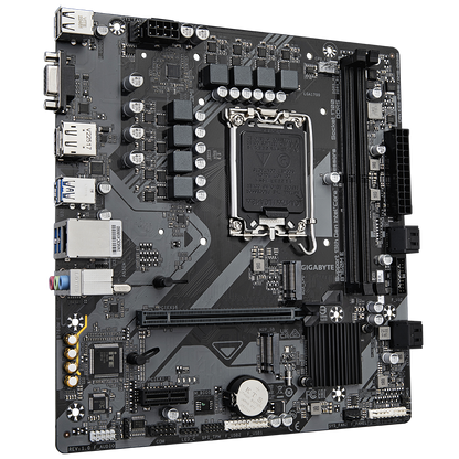 Gigabyte B760M-E (rev. 1.0) | DDR5 Micro-ATX Motherboard | 13th/12th Gen Intel Support | Dual PCIe 4.0 M.2 | Smart Fan 6