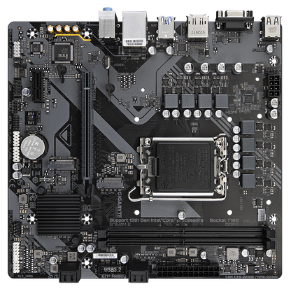 Gigabyte B760M-E (rev. 1.0) | DDR5 Micro-ATX Motherboard | 13th/12th Gen Intel Support | Dual PCIe 4.0 M.2 | Smart Fan 6