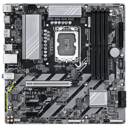 Gigabyte B860M D3HP mATX Motherboard | LGA 1851 | DDR5 up to 9 | 066 MT/s (OC) | PCIe 5.0 | USB‑C Gen1 | Gigabit LAN & AI-Driven BIOS