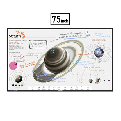 Luminex 75-Inch 4K UHD & AI Built-in Camera Smart Interactive Whiteboard | Android 13.0 | RAM 8GB | Storage 128GB