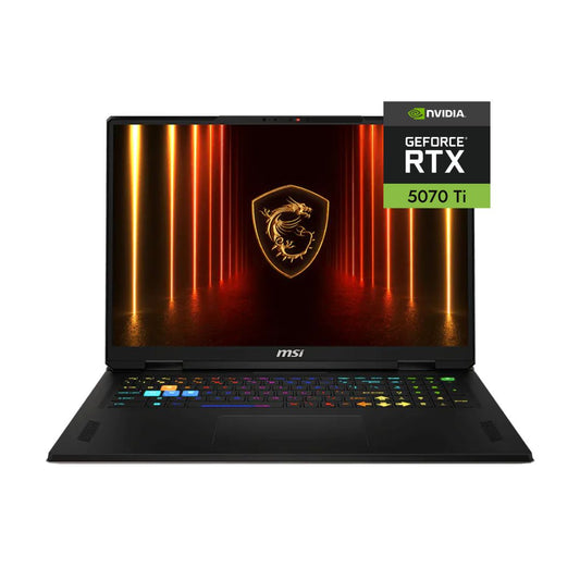 MSI Vector A18 HX A9WHG-207AE | AMD Ryzen 9-9955HX | RAM 32GB | SSD 1TB | NVIDIA RTX 5070 Ti 12GB | 18.0 Inch 2K QHD+ IPS 240Hz | Cosmos Gray