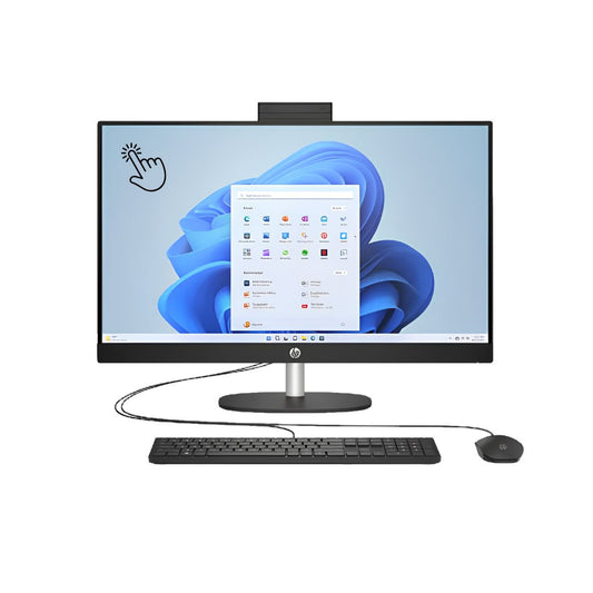 All in One HP 27-CR0155NH | Intel Core i7-1355U | RAM 8GB | SSD 512GB | Intel Iris Xe Graphics | 27 FHD IPS Touch Screen | Black