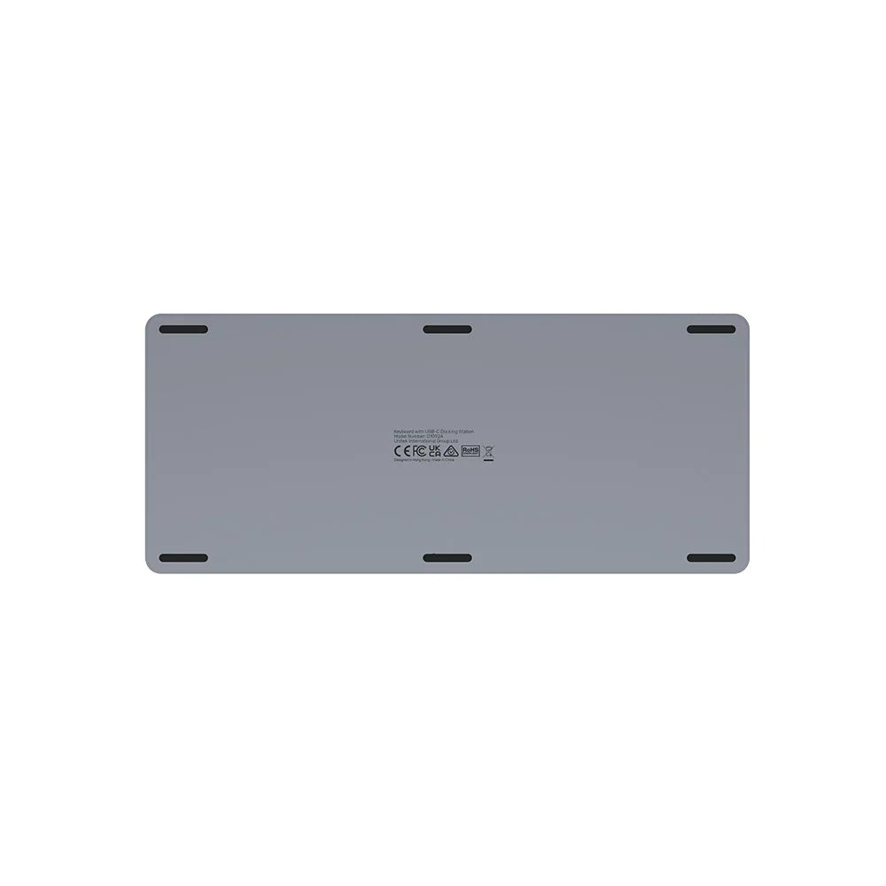 UNITEK Keyboard | 9-in-1 USB-C Hub with Triple Display | USB-C to HDMI Adapter Supporting 4K HDMI | 100W PD | and 4 USB Ports