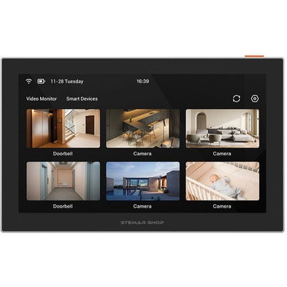 EZVIZ SD7 7-Inch Smart Screen Monitor with Touch Display | Two-Way Talk | Battery Power & Wi-Fi for EZVIZ Cameras | Doorbells & Locks