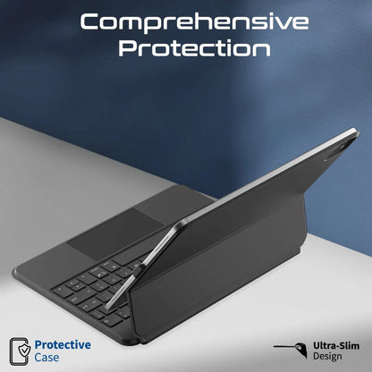 Promate FlexKeys-11Pro Folio Touch Wireless iPad Keyboard Case with Backlight and Smart Connector