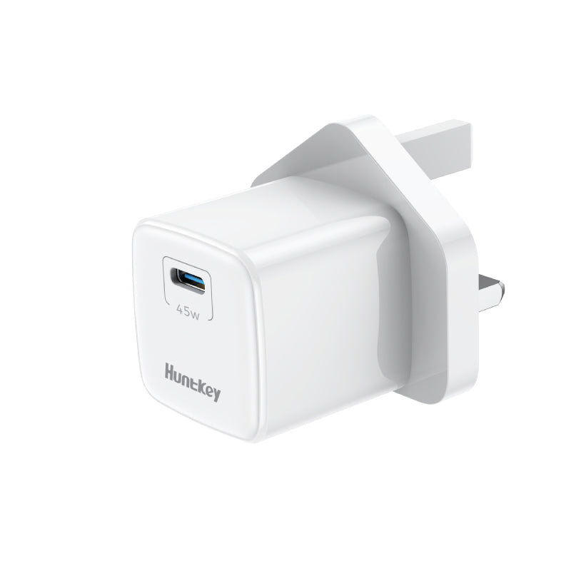 Huntkey G45 GaN Fast Charger 45 W | USB-C Ports