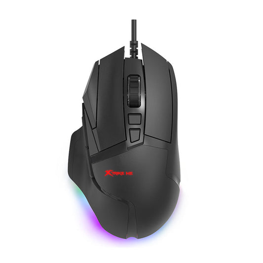 XTRIKE ME GM520 RGB Gaming Mouse | Optical Sensor 12 | 800 DPI | 8 Programmable Buttoms | 1000HZ Polling Rate With Software