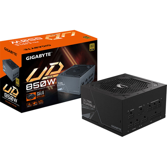 GIGABYTE UD850GM PG5W 850W 80 PLUS Gold Power Supply | PCIe 5.0 Ready | Fully Modular