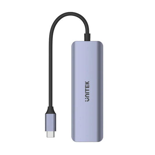 UNITEK UHub Q4 Next 4-Ports USB-C Hub | USB-C & USB-A Ports | Plug-and-Play Expansion Hub for Laptops & Tablets
