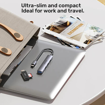 UNITEK uHUB 4 in 1 USB C Hub High Speed Multiport USB Hub up to 5 Gbps