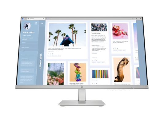 HP Series 5 24″ (23.8″) FHD Height-Adjust IPS Monitor – 100 Hz, 99 % sRGB, 300 cd/m², Eyesafe Certified