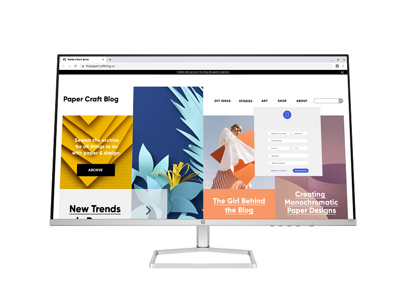 HP Series 5 532sf 31.5″ FHD Monitor — Full HD (1920×1080), 100Hz Refresh Rate, 99% sRGB, Anti-Glare Display, HP Eye Ease, HDMI & VGA, 3-Side Borderless Design