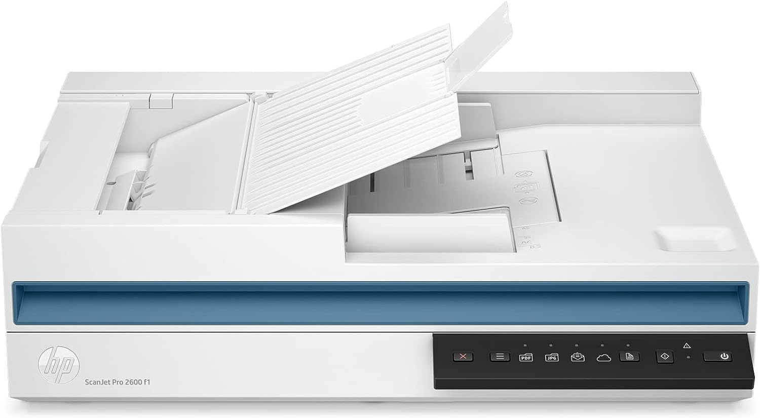 HP ScanJet Pro 2600 f1 A4 Duplex Document & Flatbed Scanner – Up to 25 ppm, 600 dpi ADF & 1200 dpi Flatbed, 60-Sheet ADF