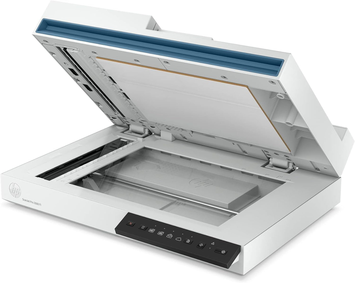 HP ScanJet Pro 2600 f1 A4 Duplex Document & Flatbed Scanner – Up to 25 ppm, 600 dpi ADF & 1200 dpi Flatbed, 60-Sheet ADF