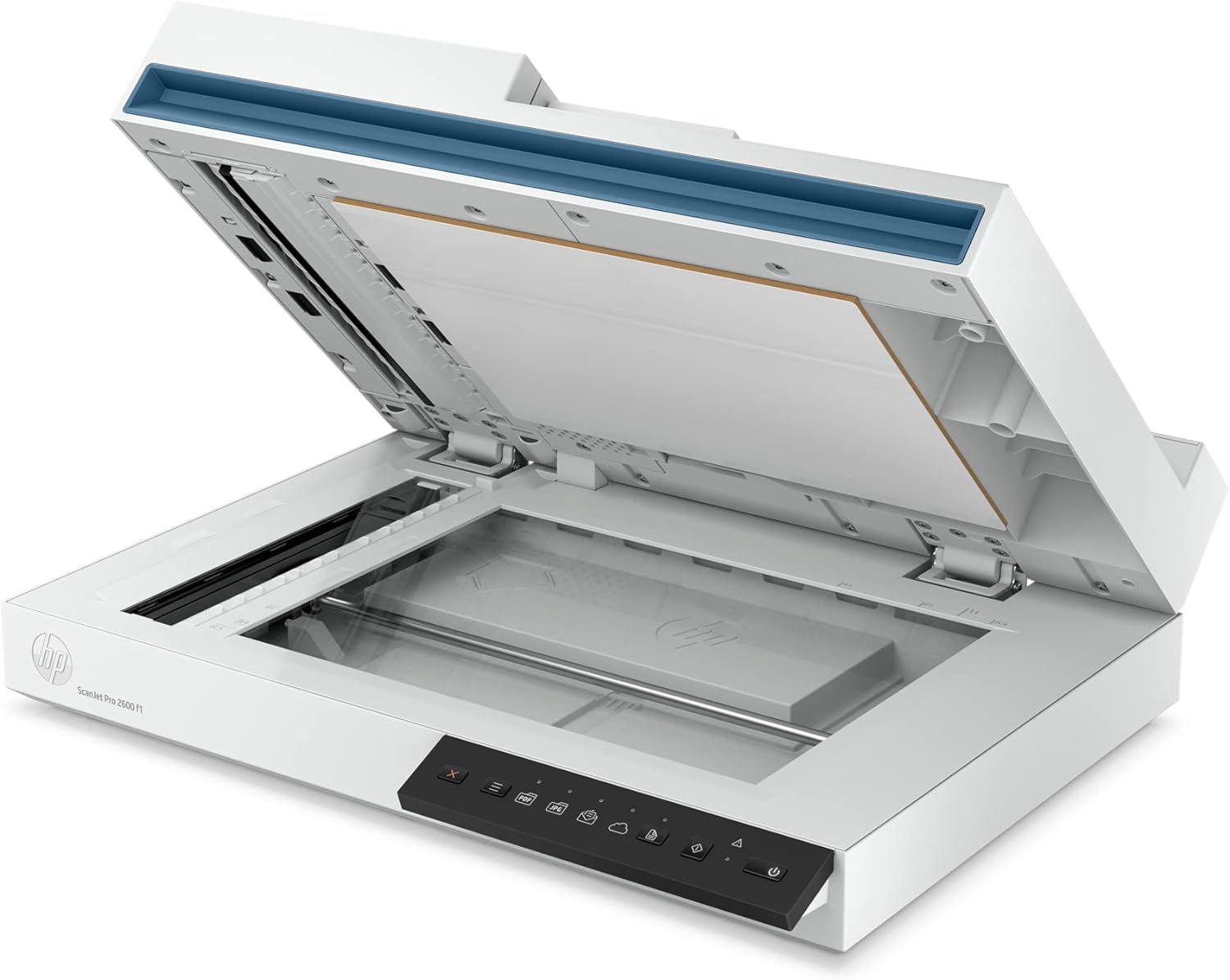 HP ScanJet Pro 2600 f1 A4 Duplex Document & Flatbed Scanner – Up to 25 ppm, 600 dpi ADF & 1200 dpi Flatbed, 60-Sheet ADF