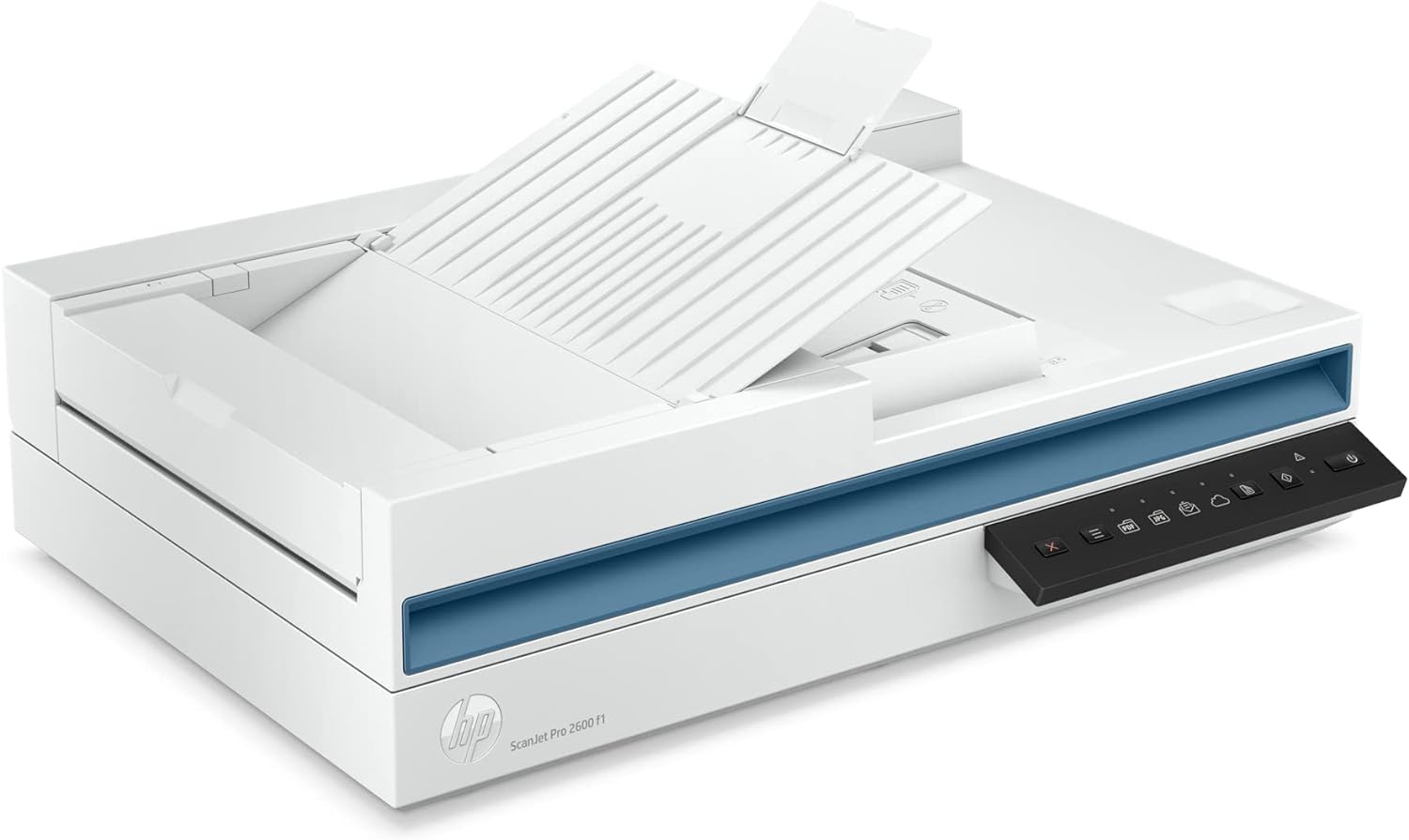 HP ScanJet Pro 2600 f1 A4 Duplex Document & Flatbed Scanner – Up to 25 ppm, 600 dpi ADF & 1200 dpi Flatbed, 60-Sheet ADF