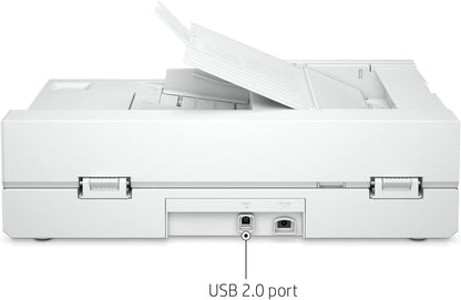 HP ScanJet Pro 2600 f1 A4 Duplex Document & Flatbed Scanner – Up to 25 ppm, 600 dpi ADF & 1200 dpi Flatbed, 60-Sheet ADF