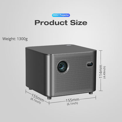 Hotack D052 Smart Led DLP Mini Projector Android WIFI Portable Proyector Beamer 4K For Home Theater Office
