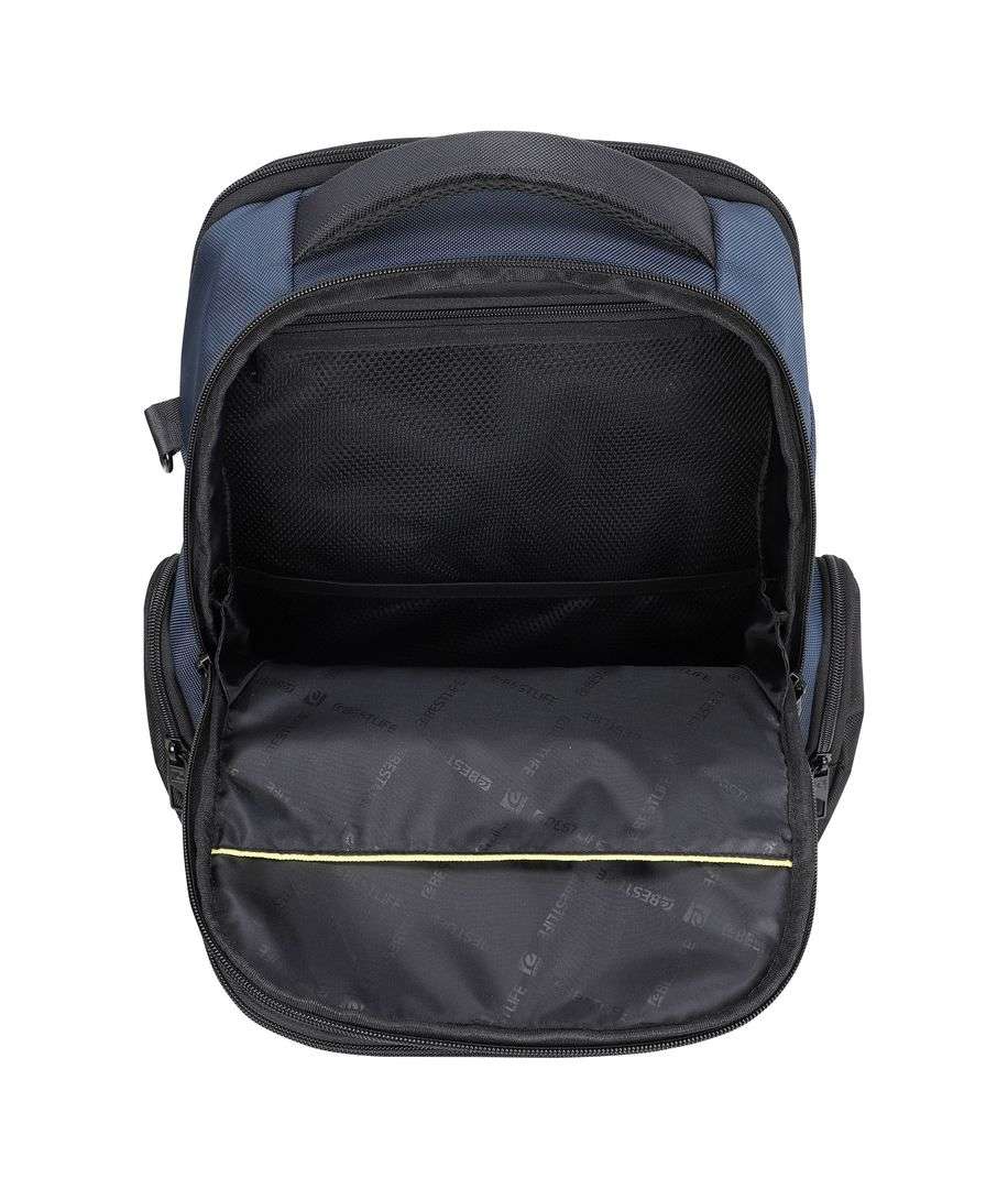BESTLIFE Ossian 15.6" Laptop Backpack | 33L Business Travel Backpack | Padded Laptop & Tablet Compartments | Water-Resistant 900D Polyester | Hidden Pocket | Ergonomic Design | Blue