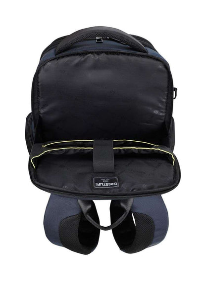 BESTLIFE Ossian 15.6" Laptop Backpack | 33L Business Travel Backpack | Padded Laptop & Tablet Compartments | Water-Resistant 900D Polyester | Hidden Pocket | Ergonomic Design | Blue