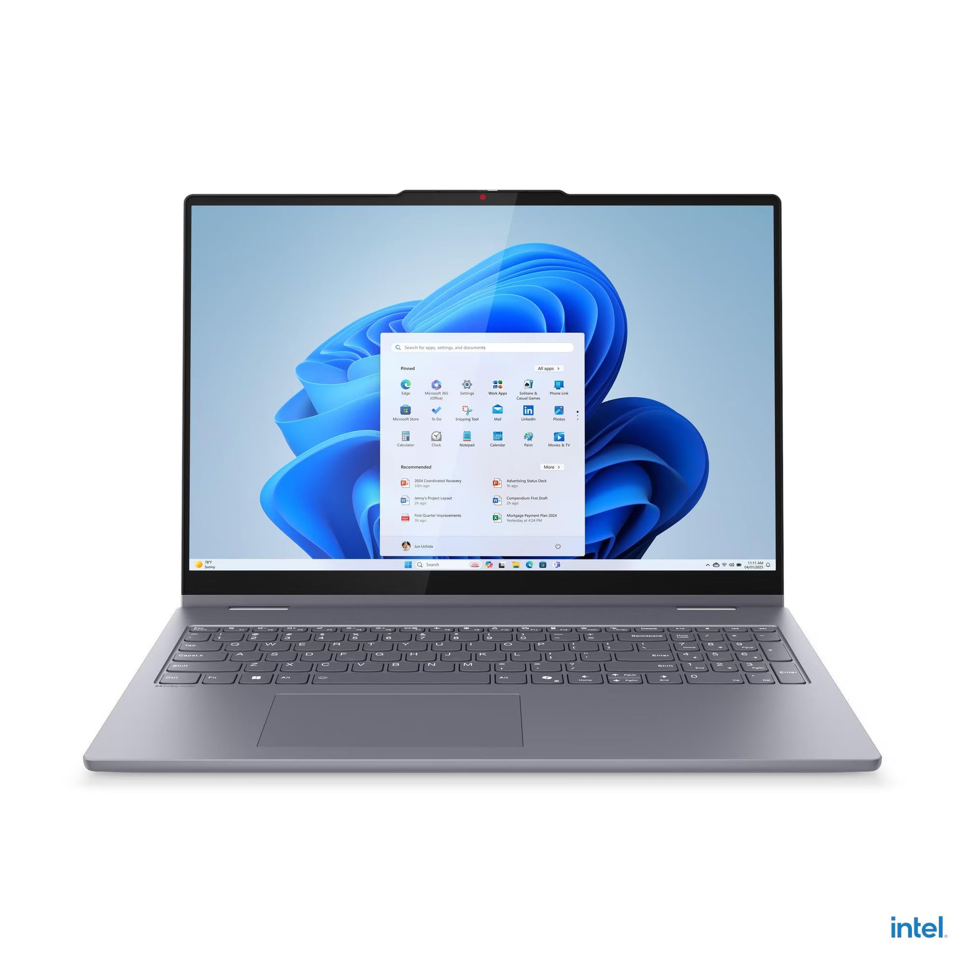 Lenovo IdeaPad 5 2-in-1 16IAL10 83KS002PPS - 16" WUXGA 60Hz Touchscreen - Intel Core Ultra 7 255U - 16GB RAM - 1TB SSD - Shared - WIN 11 PRO K