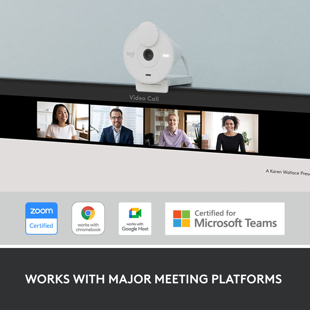 Logitech Brio 300 1080p Full HD Webcam