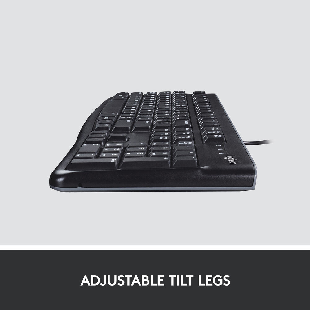 Logitech K120 USB Keyboard - Arabic/English