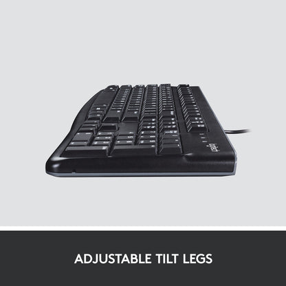 Logitech K120 USB Keyboard - Arabic/English