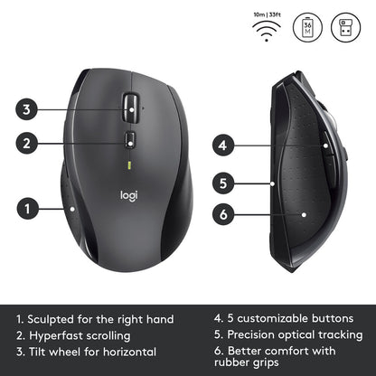 Logitech M705 Marathon Wireless Mouse