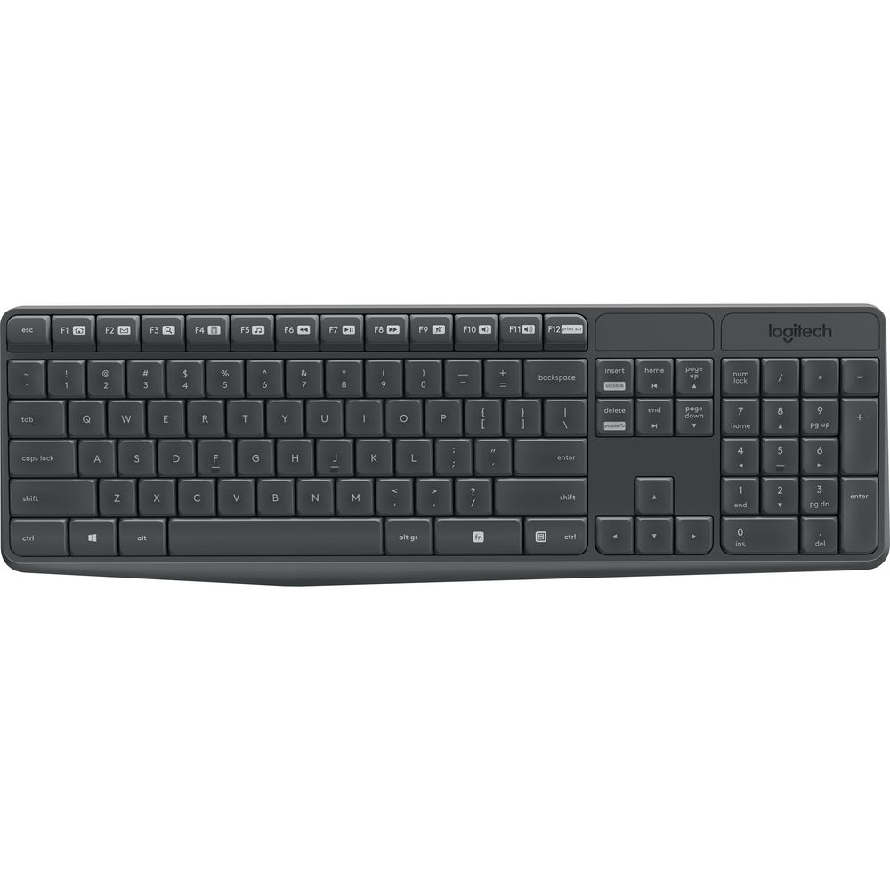 Logitech MK235 Wireless Keyboard and Mouse - Arabic