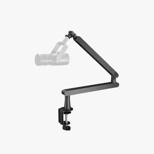 MAONO BA92 Adjustable Microphone Arm Stand | Heavy-Duty Metal Boom with 360° Rotation | Shock Absorber & Desk Clamp for Podcast | Studio | Streaming