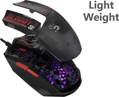 Bloody W60 Mini Max  LIGHTWEIGHT RGB GAMING MOUSE