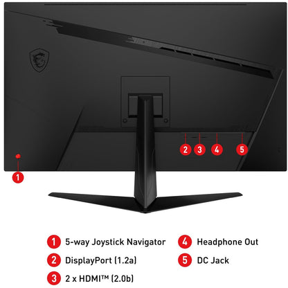 MSI G321Q 31.5" WQHD IPS Gaming Monitor – 170Hz, 1ms, FreeSync, HDR, G-Sync Compatible, 1.07B Colors