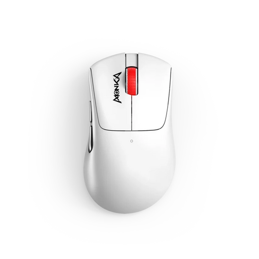 Monka Rapid G982W Lightweight Gaming Mouse – 59 g, Tri-Mode (2.4G/Bluetooth/USB-C), PAW3311 Sensor, 12,000 DPI, 6 Programmable Buttons