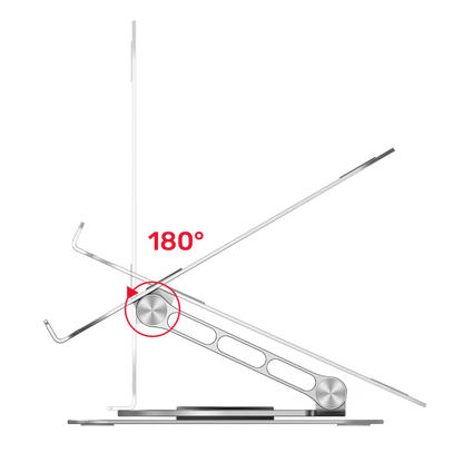 UNITEK Adjustable Laptop Stand with 360° Rotating Base