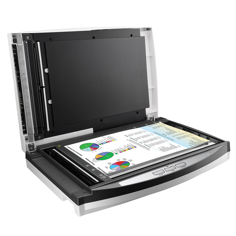 Plustek SmartOffice PL4080 ADF + Flatbed Scanner - 40ppm