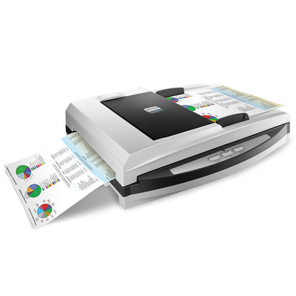 Plustek SmartOffice PL4080 ADF + Flatbed Scanner - 40ppm