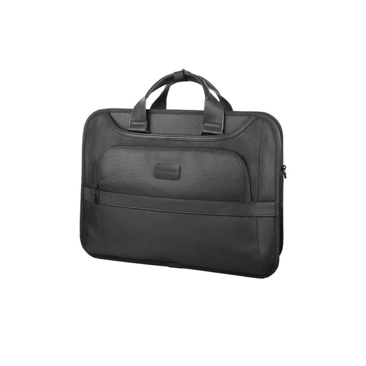 Promate Paramount-MB | Lightweight 15.6″ Laptop Messenger Bag | Water-Resistant 1680D Polyester | Padded Handle & Luggage Belt